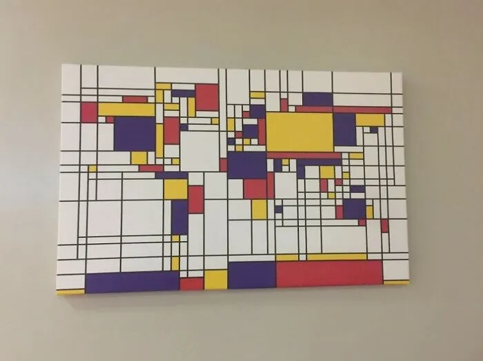 Mapa del mundo abstracto