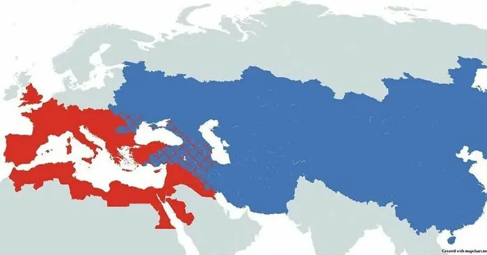 El Imperio Romano frente al Imperio Mongol en sus momentos álgidos