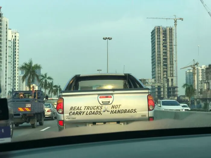 Real Trucks Not Carry Loads, Handbags