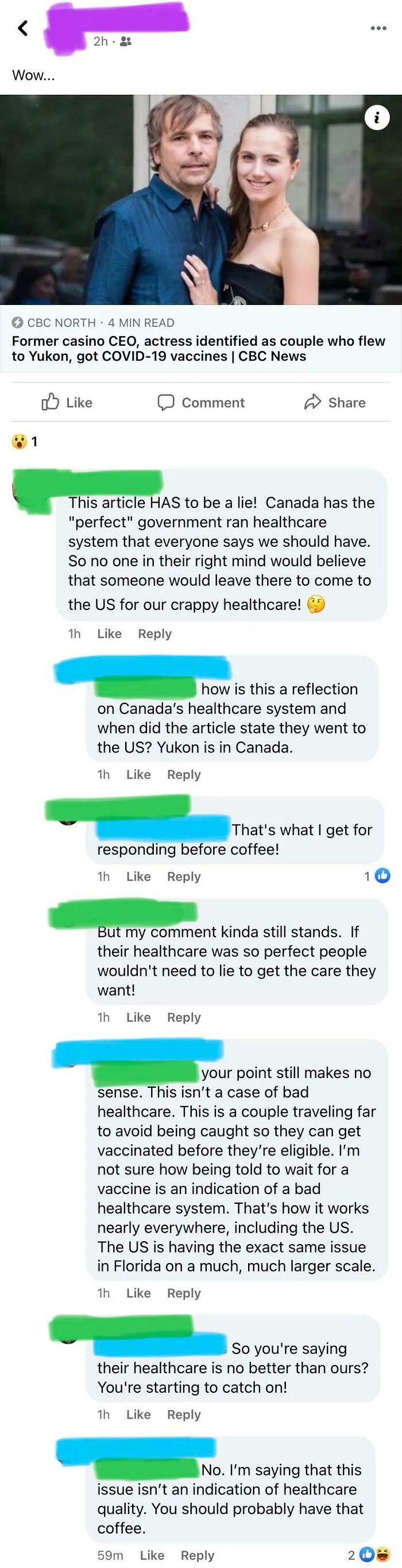“So You’re Saying Their Healthcare Is No Better Than Ours?”