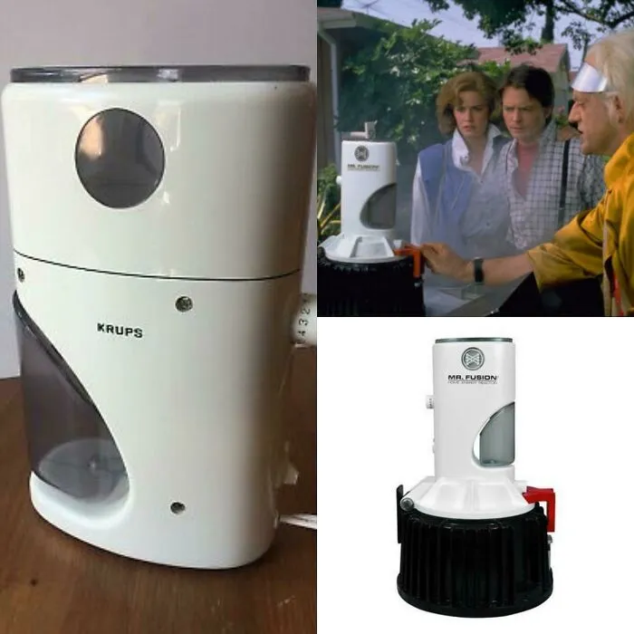 [film] Back To The Future [1985] A Krups Coffee Machine Became Mr Fusion On The Delorean