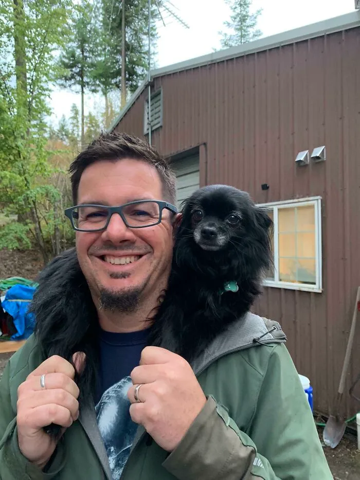 My Dad Was Very Against Getting A Dog, Especially A Small Dog. We Adopted Her Anyway And Now They Are Best Friends