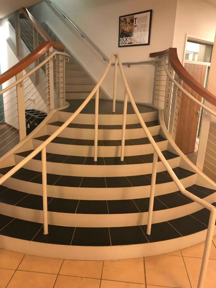 Desperdiciar un tercio de la escalera