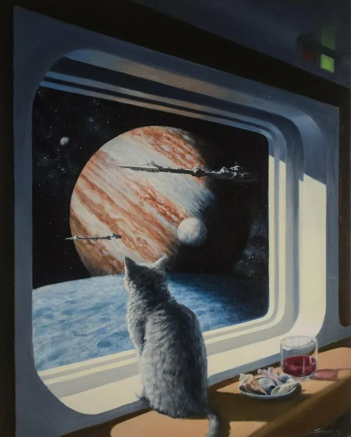 'ship's Cat' By Keith Spangle
