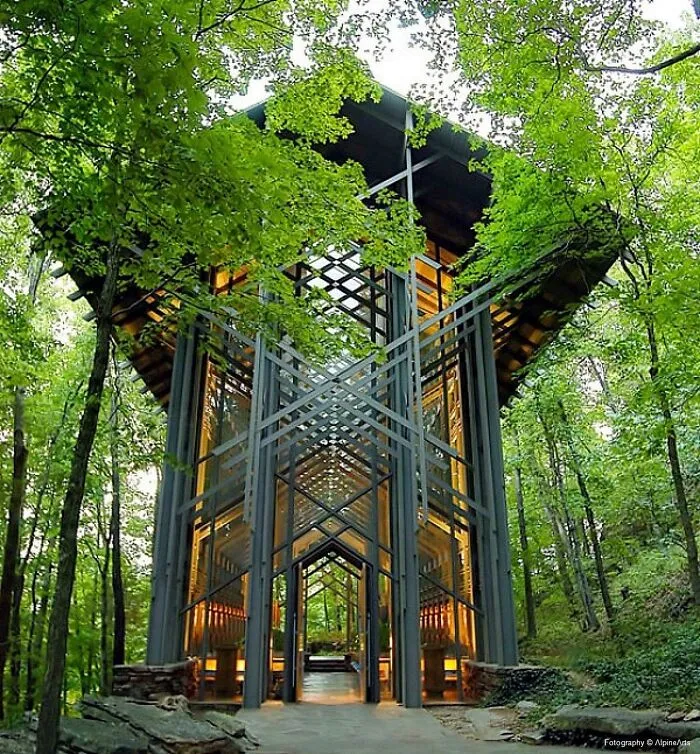 Capilla Thorncrown, Arkansas, por E. Fay Jones
