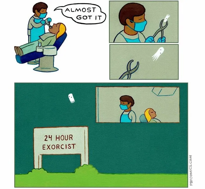 50 More Absurd Dark Humor Comics By 'Perry Bible Fellowship'