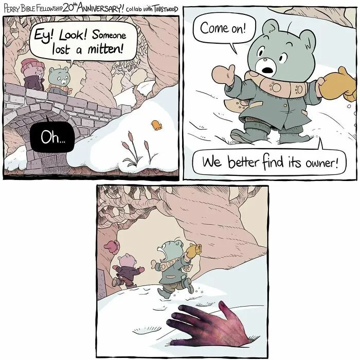 50 More Absurd Dark Humor Comics By 'Perry Bible Fellowship'