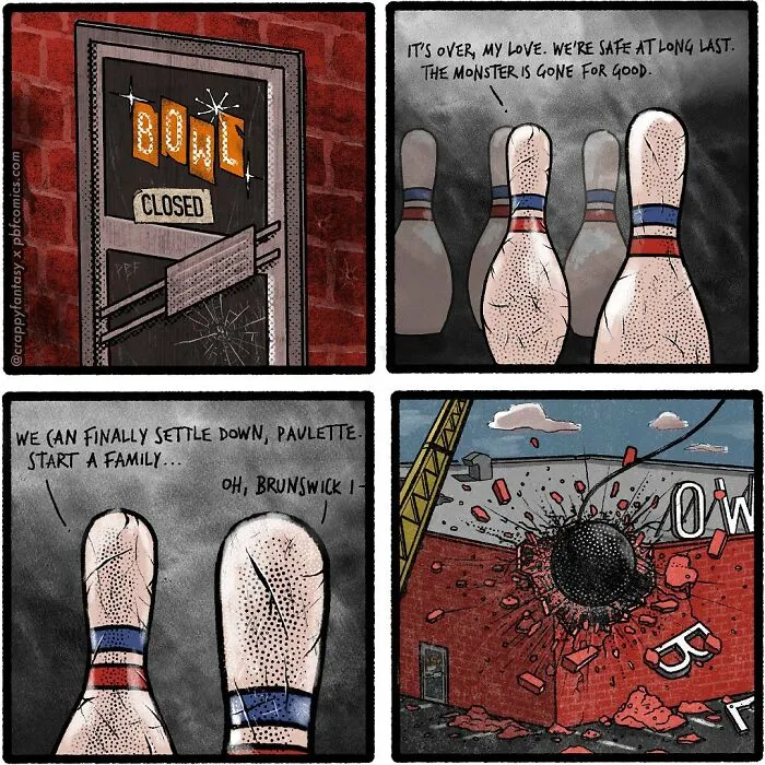 50 More Absurd Dark Humor Comics By 'Perry Bible Fellowship'