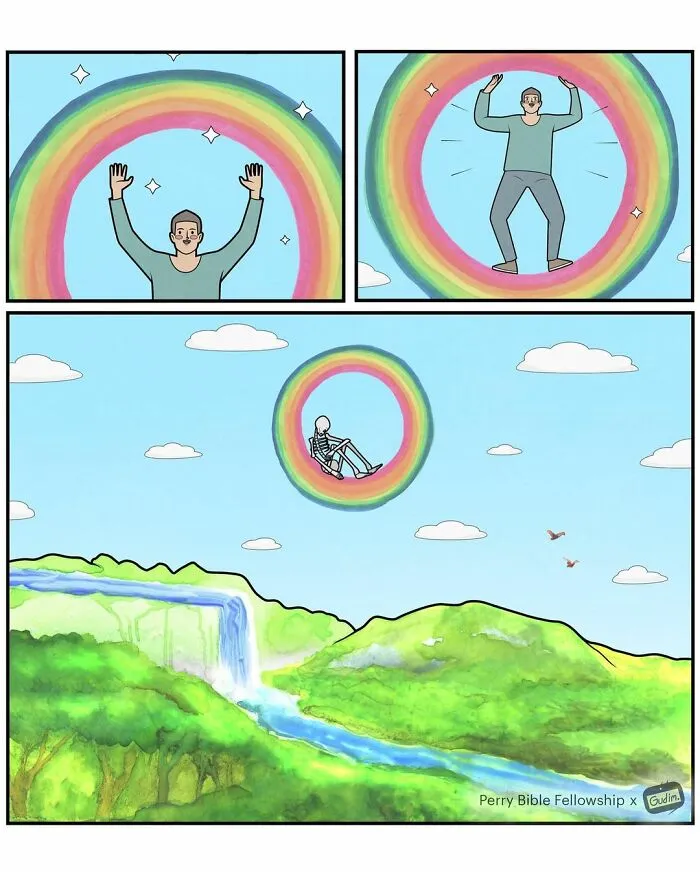 50 More Absurd Dark Humor Comics By 'Perry Bible Fellowship'