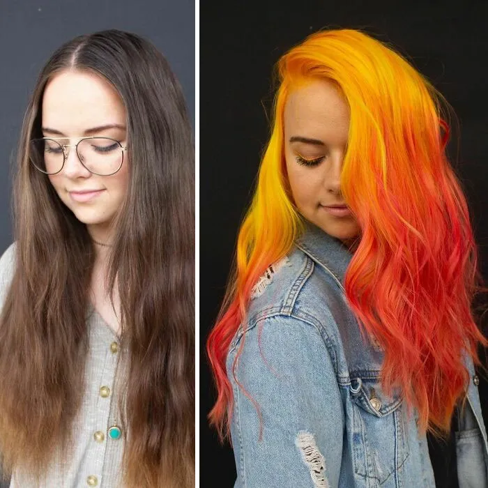 28 Women Who Chose An Unusual Color For Their Hair And Ended Up Looking Badass