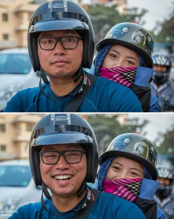 "Así que les pedí que sonrieran": 10 retratos de desconocidos que muestran el poder de la sonrisa (Nuevas fotos)