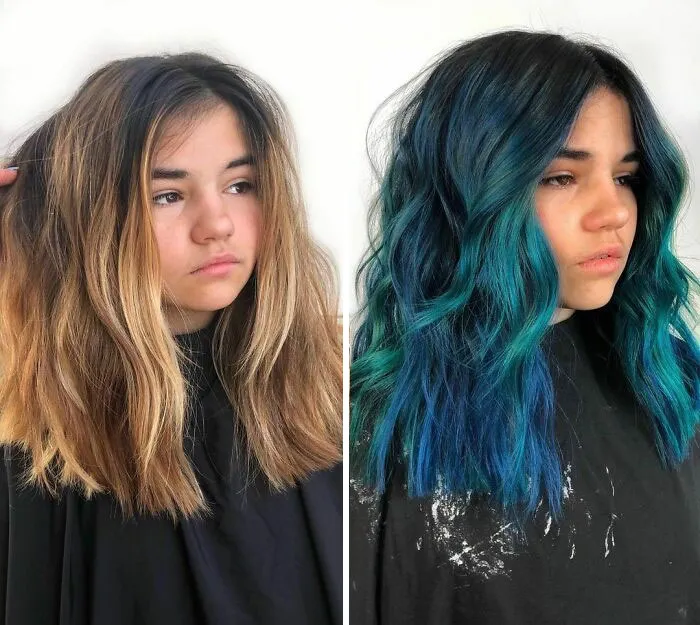 28 Women Who Chose An Unusual Color For Their Hair And Ended Up Looking Badass