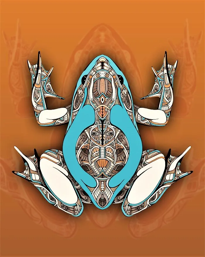 My 6 Drawings Of Mandala Frogs