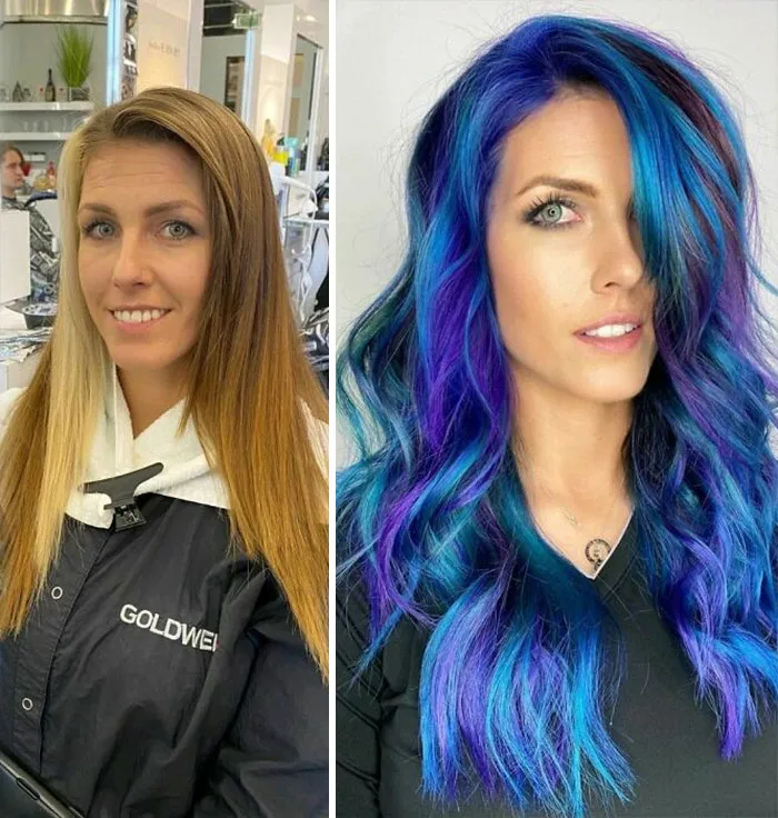 28 Women Who Chose An Unusual Color For Their Hair And Ended Up Looking Badass