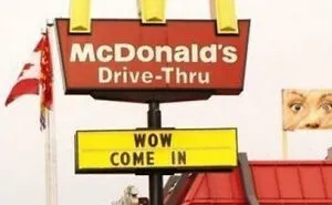 45 Of The Most Hilarious Fast Food Signs Ever Captured