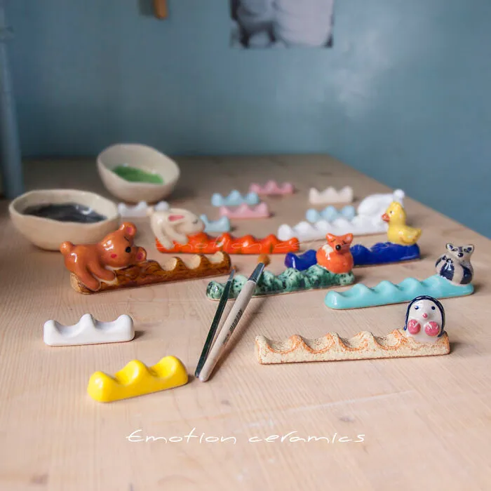I Handmake Ceramics With Whimsical Animals On Them (44 Pics)