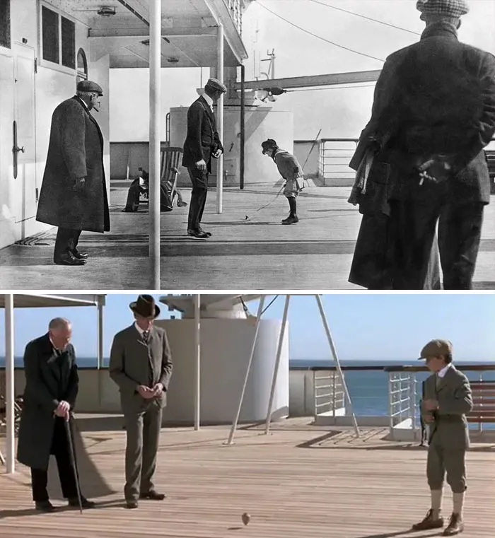 The Scene With A Boy Playing With A Top Was Inspired By A Real Photo From The Titanic