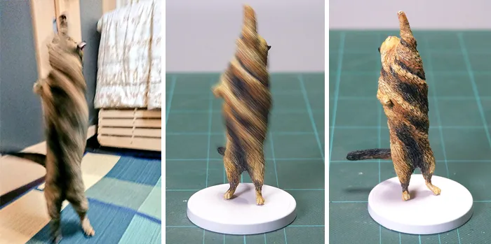 Este artista japonés transforma curiosos momentos de animales en esculturas, y el resultado es divertidísimo (30 fotos nuevas)