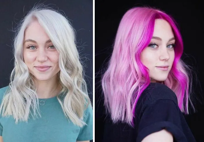 28 Women Who Chose An Unusual Color For Their Hair And Ended Up Looking Badass