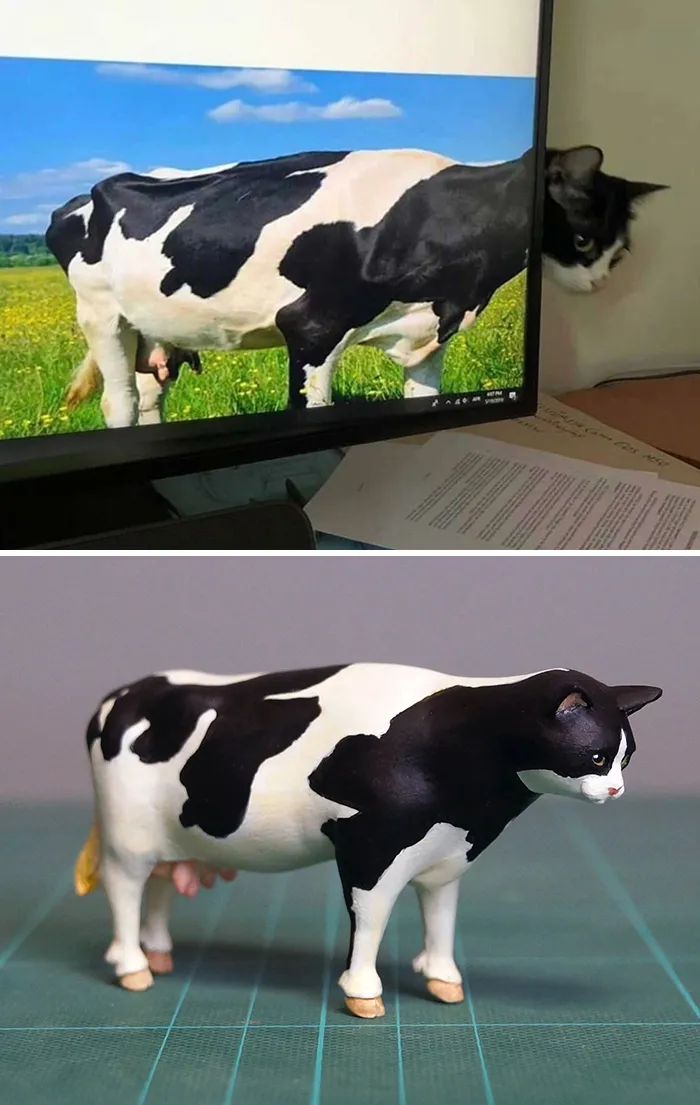 Este artista japonés transforma curiosos momentos de animales en esculturas, y el resultado es divertidísimo (30 fotos nuevas)