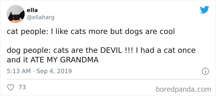 40 Of The Best "Dog People Vs. Cat People" Tweets