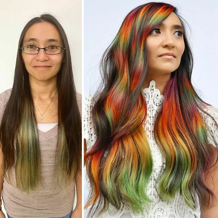 28 Women Who Chose An Unusual Color For Their Hair And Ended Up Looking Badass