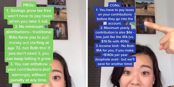 There Are Pros And Cons Of Roth Ira (Individual Retirement Accounts)