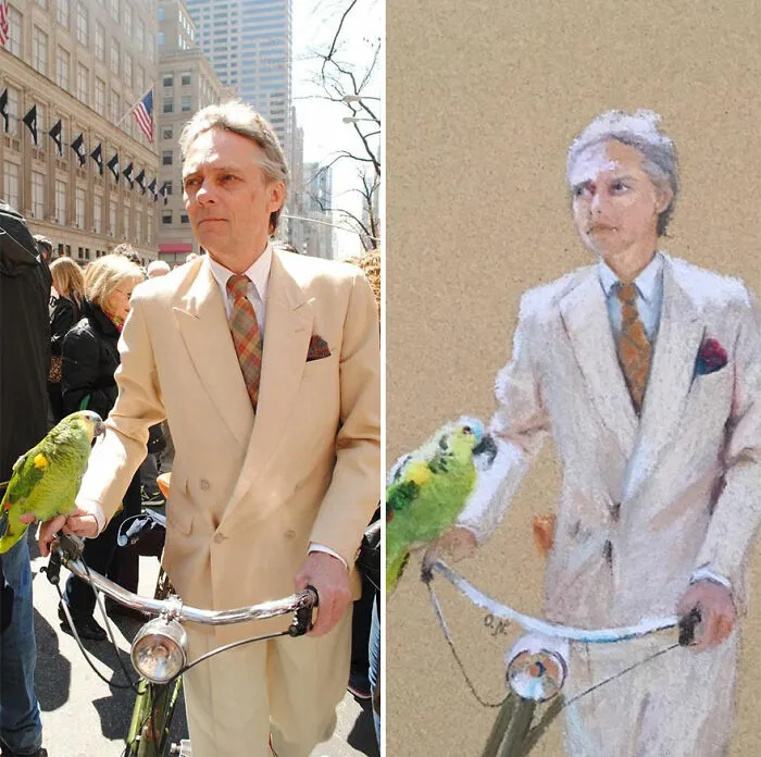 Parrot On The Bike