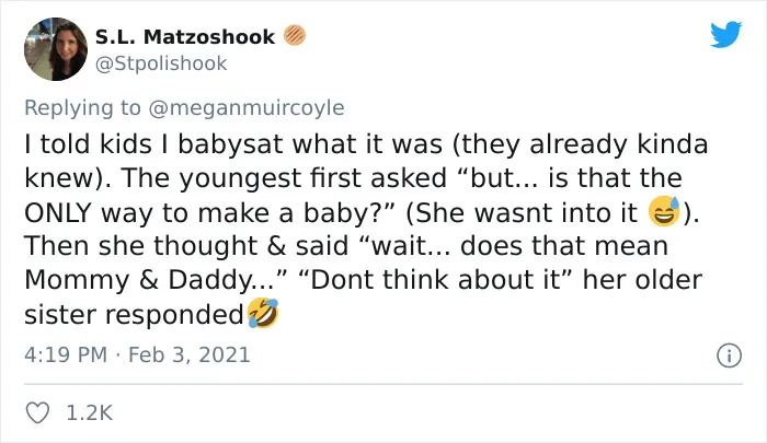 21 Of The Funniest Children's Reactions After Finding Out Where Babies Come From Shared On Twitter