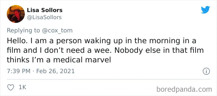 People Are Exposing The Totally Unrealistic Behaviors Of TV Or Movie Characters In Funny Tweets (40 Pics)