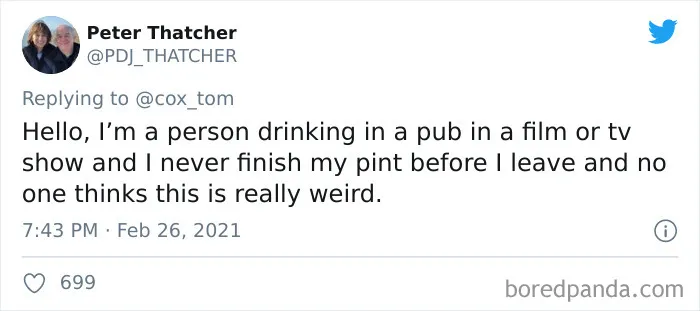 People Are Exposing The Totally Unrealistic Behaviors Of TV Or Movie Characters In Funny Tweets (40 Pics)