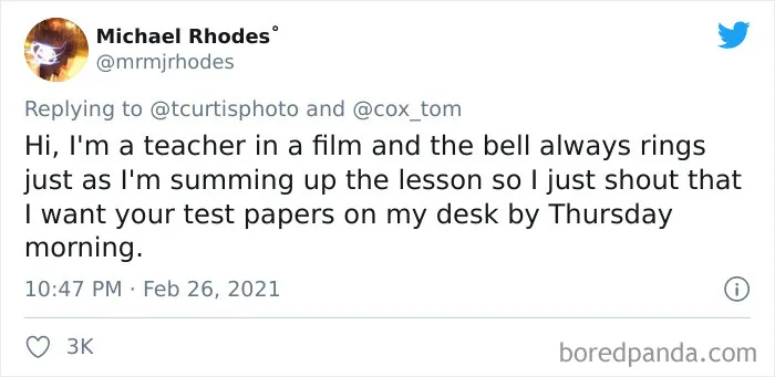 People Are Exposing The Totally Unrealistic Behaviors Of TV Or Movie Characters In Funny Tweets (40 Pics)