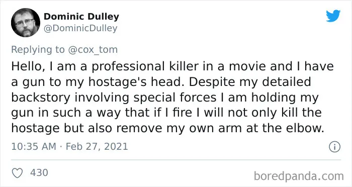 People Are Exposing The Totally Unrealistic Behaviors Of TV Or Movie Characters In Funny Tweets (40 Pics)