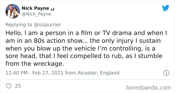 People Are Exposing The Totally Unrealistic Behaviors Of TV Or Movie Characters In Funny Tweets (40 Pics)