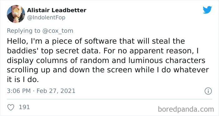 People Are Exposing The Totally Unrealistic Behaviors Of TV Or Movie Characters In Funny Tweets (40 Pics)