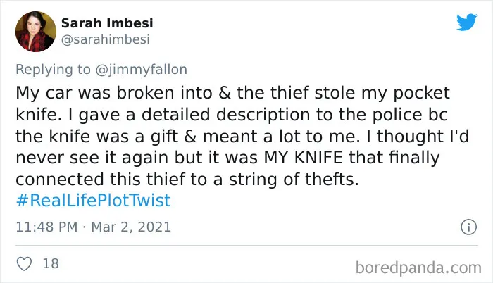 40 Of The Most Curious "Real Life Plot Twists", As Shared By People For Jimmy Fallon's Challenge