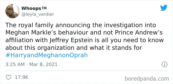 People Are Posting Memes And Jokes In Response To Meghan And Harry's Interview, And Here Are The 50 Best Ones
