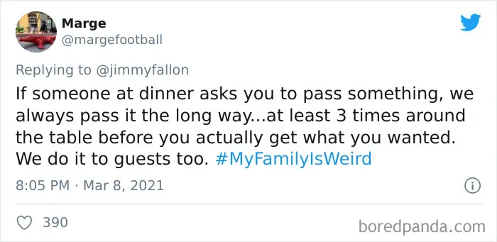 45 Of The Funniest “My Family Is Weird” Stories, As Shared By People For Jimmy Fallon’s Challenge