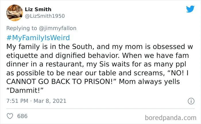 45 Of The Funniest “My Family Is Weird” Stories, As Shared By People For Jimmy Fallon’s Challenge