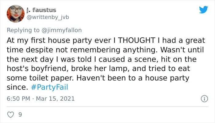 30 Hilariously Embarrassing Party Fail Stories That People Submitted For Jimmy Fallon’s Challenge