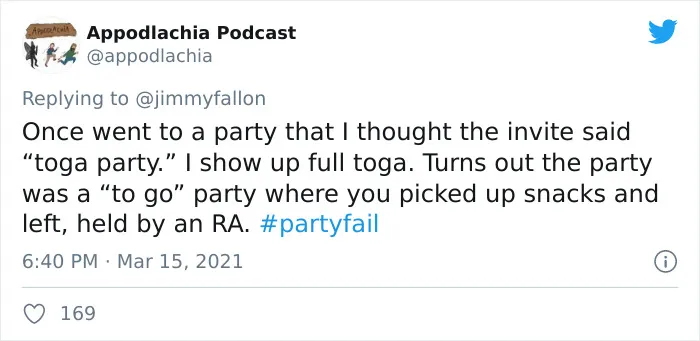 30 Hilariously Embarrassing Party Fail Stories That People Submitted For Jimmy Fallon’s Challenge