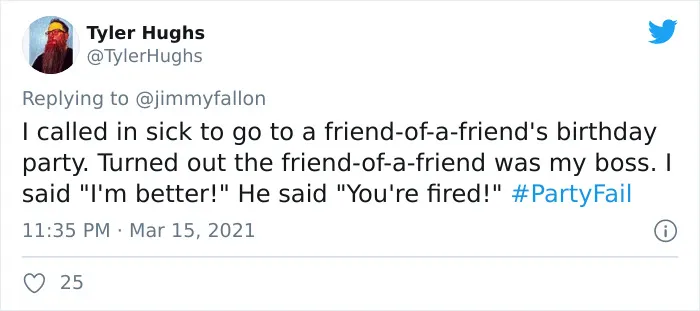 30 Hilariously Embarrassing Party Fail Stories That People Submitted For Jimmy Fallon’s Challenge