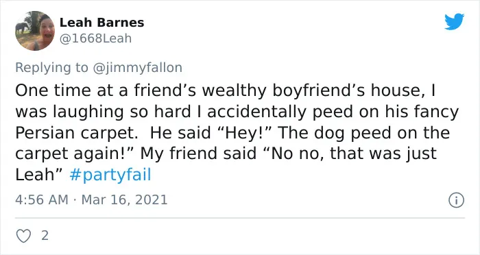 30 Hilariously Embarrassing Party Fail Stories That People Submitted For Jimmy Fallon’s Challenge