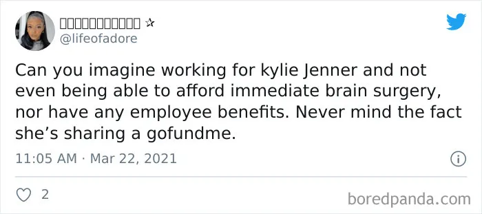 Kylie Jenner Had The Audacity To Ask People To Donate Money On GoFundMe For Her Former Makeup Artist, So Here're 30 Of The Best Reactions