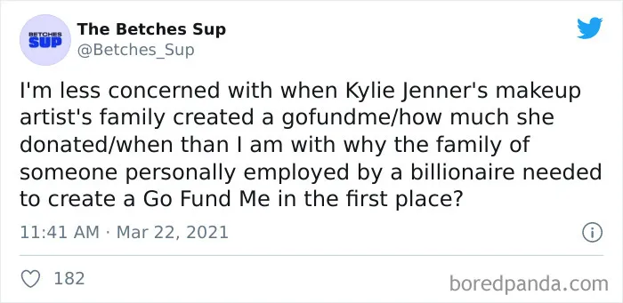 Kylie Jenner Had The Audacity To Ask People To Donate Money On GoFundMe For Her Former Makeup Artist, So Here're 30 Of The Best Reactions