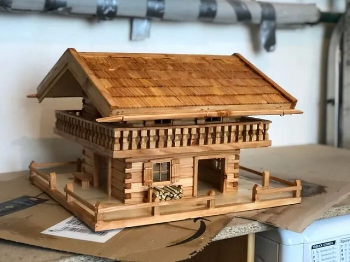 Me compré una sierra de mesa y para probarla, construí esta casita de pájaros. Muchas lecciones aprendidas con este pequeño proyecto divertido
