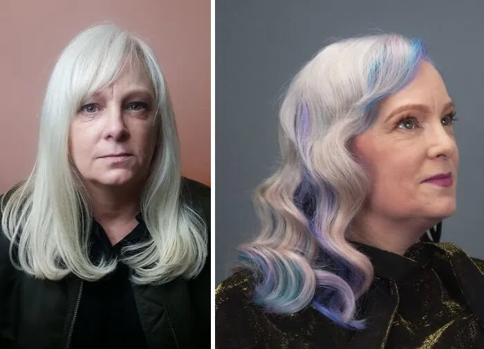 28 Mujeres que eligieron un color inusual para su pelo y acabaron con un aspecto genial