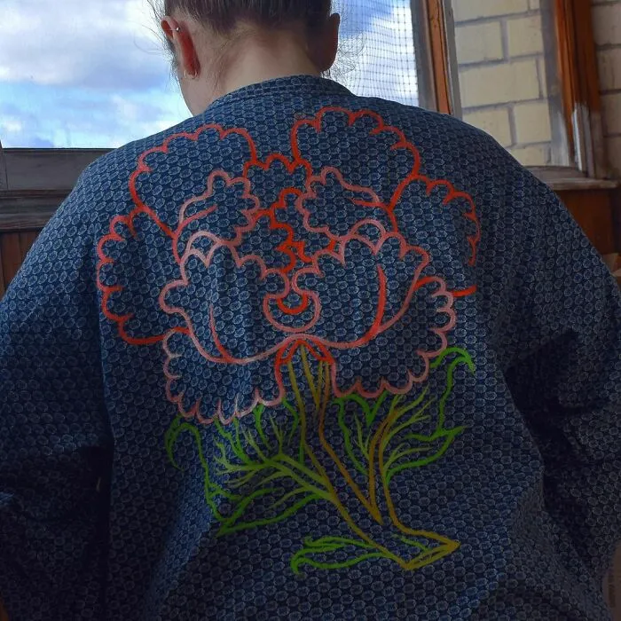 Flower On Shirt