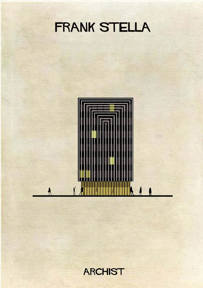 If 30 Iconic Artists Were Architects, As Imagined By Federico Babina