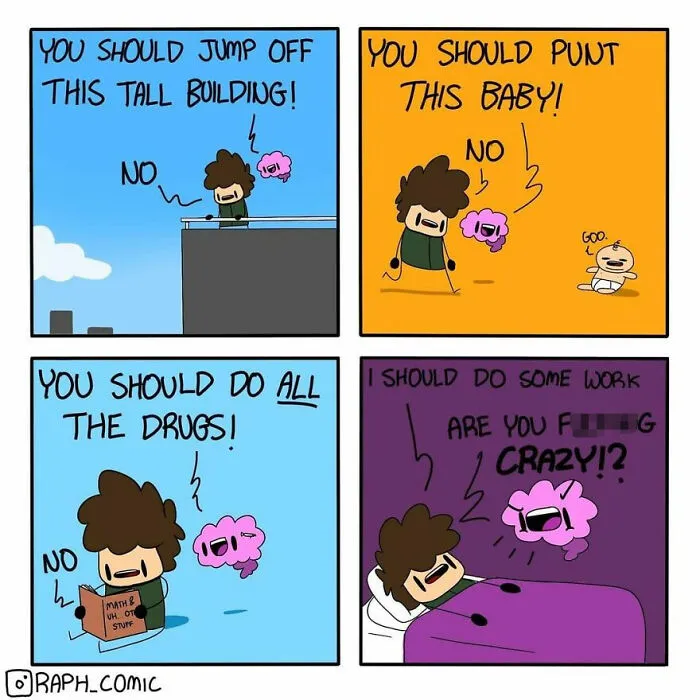 This Artist Creates Dark, Funny, And Unexpected Comics (35 Pics)